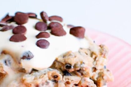 Indulge in the Magic of Chocolate Chip Cookie Dough Ice Cream Cake