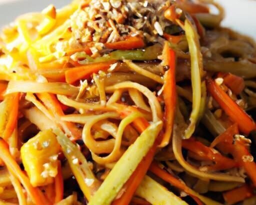 Fiery Vegan Dan Dan Noodles: Spicy Sesame Sauce Delight