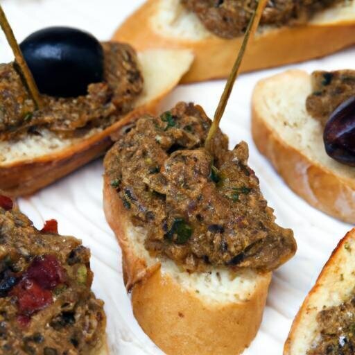 Savory Olive Tapenade Crostini: A Mediterranean Delight