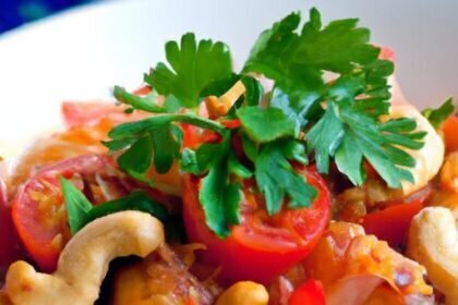Velvety Tomato Cashew Chicken Curry: A Creamy Delight