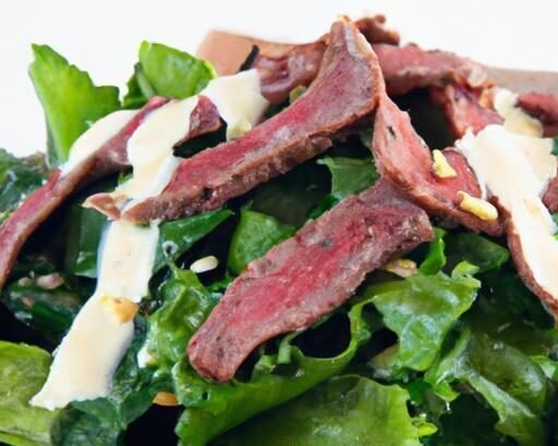 Savor the Bold Flavor of Steak Salad with Creamy Horseradish
