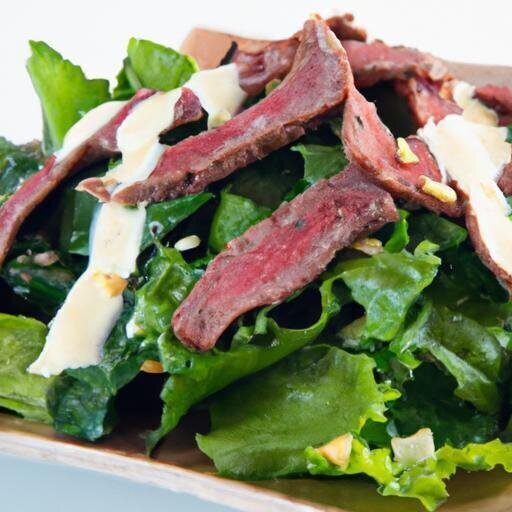 Savor the Bold Flavor of Steak Salad with Creamy Horseradish