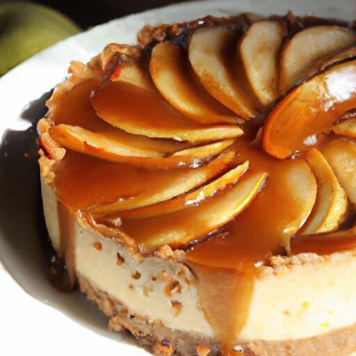Decadent Caramel Apple Cheesecake on Graham Cracker Crust