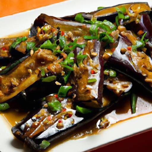 Fiery Stir-Fried Eggplant in Bold Spicy Black Bean Sauce