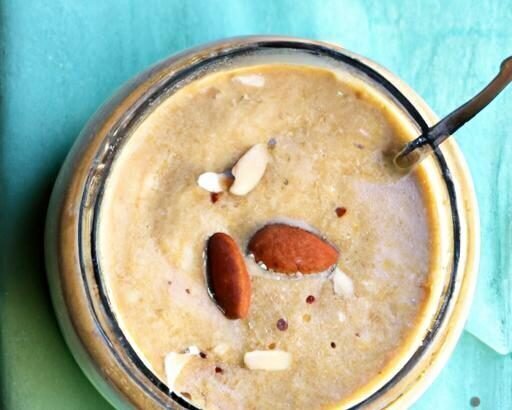 Energize Naturally: Plant-Based Protein Smoothie with Almond Butter
