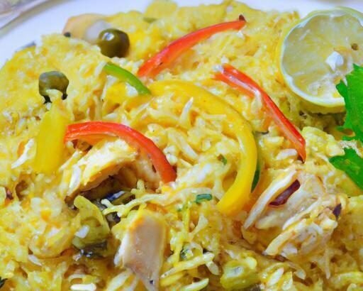 Hyderabadi Layered Rice & Chicken Pilaf: A Flavorful Journey