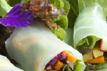 Unwrapping Flavors: The Deconstructed Veggie Summer Roll Salad