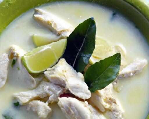 Aromatic Chicken and Galangal Coconut Soup Delight