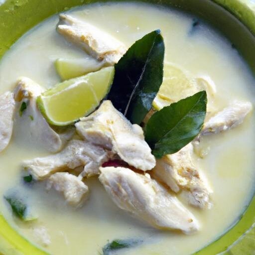 Aromatic Chicken and Galangal Coconut Soup Delight