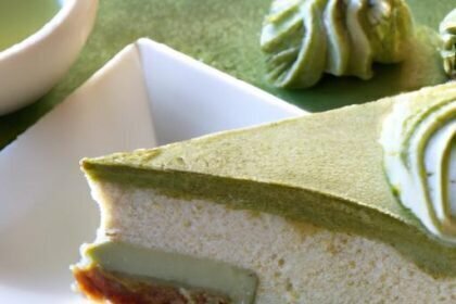 Indulge in Creamy Matcha Green Tea Cheesecake Delight