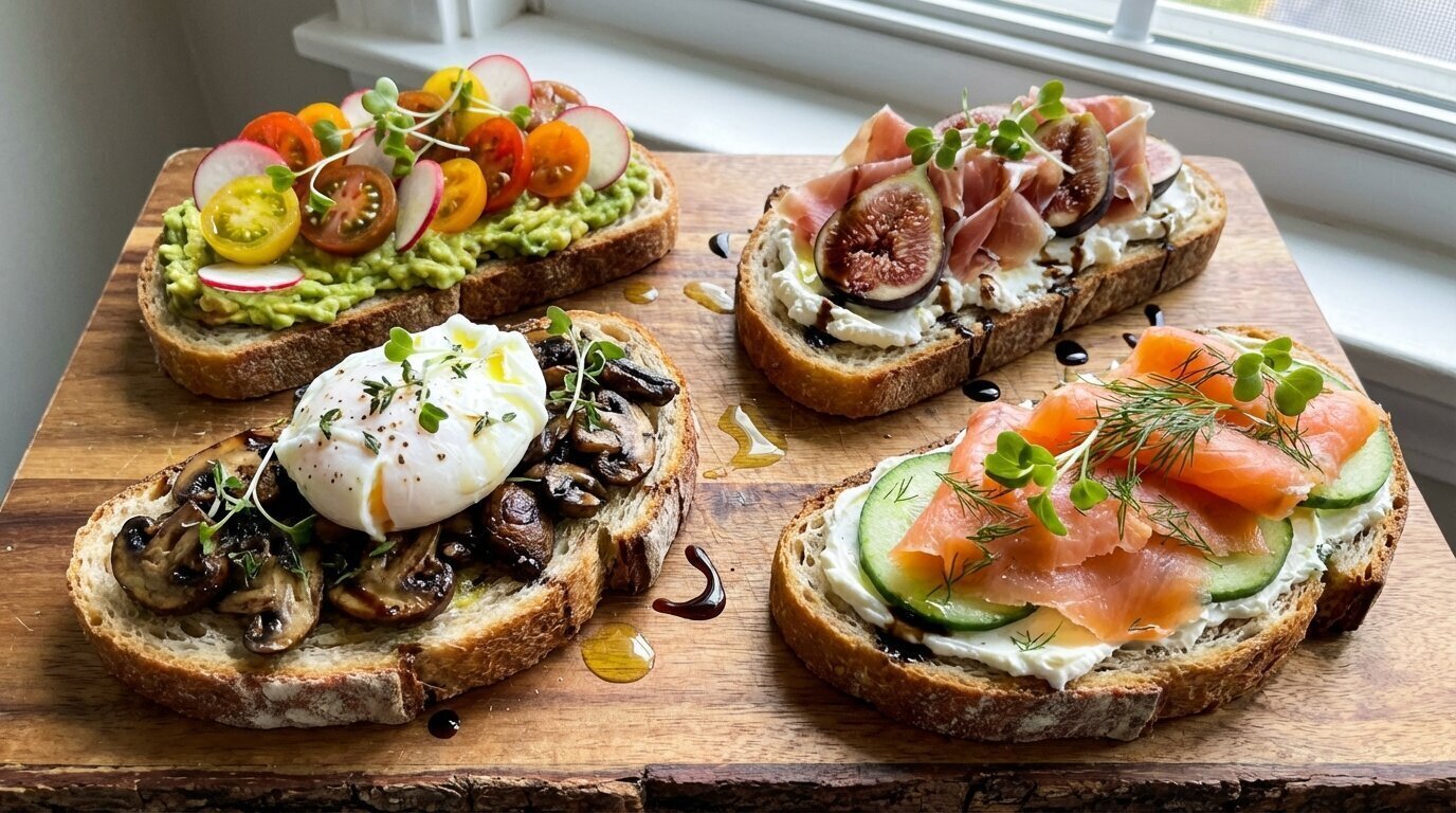 Best Savory Open-Faced Bread Delights: Tasty Toast Creations