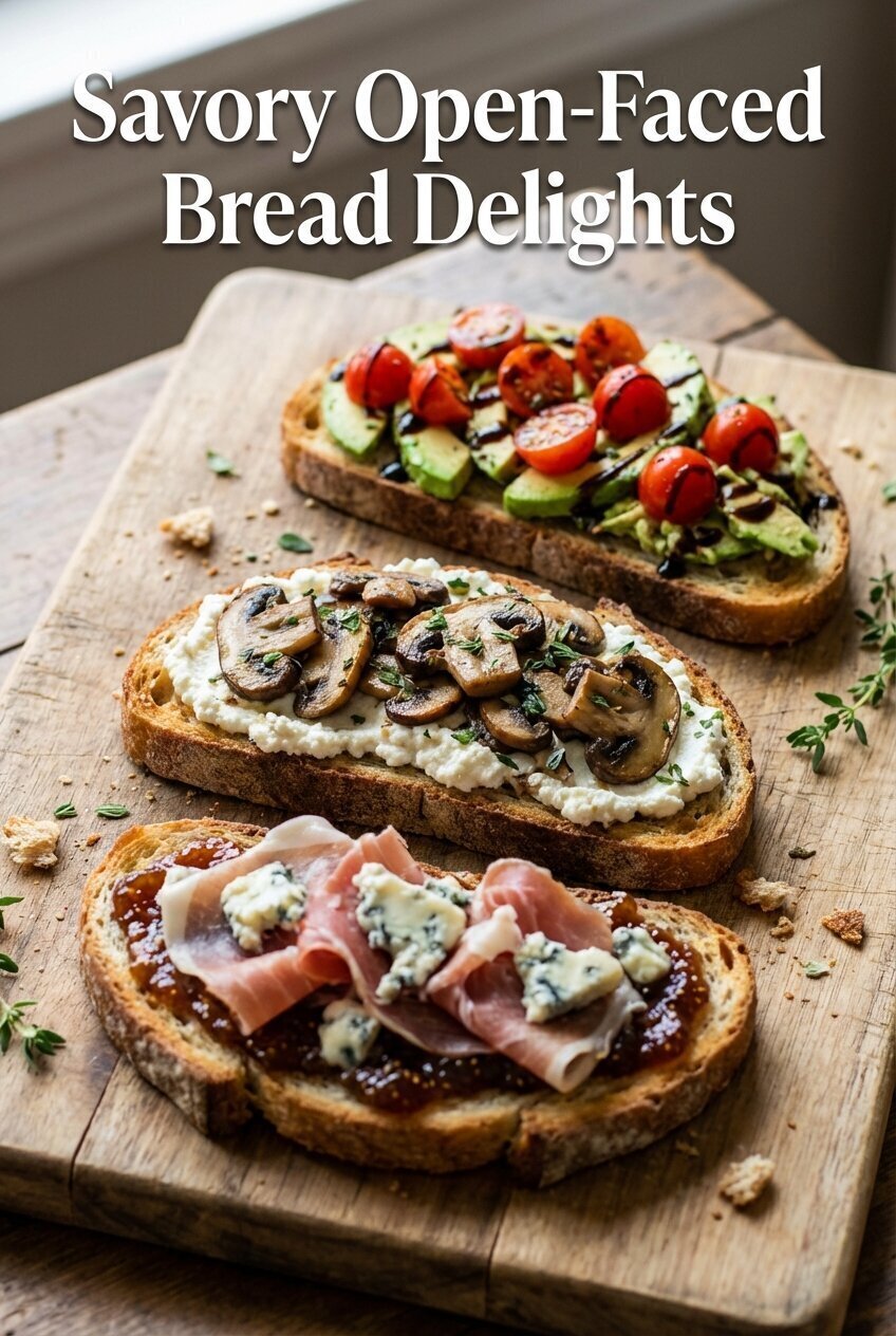 Best Savory Open-Faced Bread Delights: Tasty Toast Creations