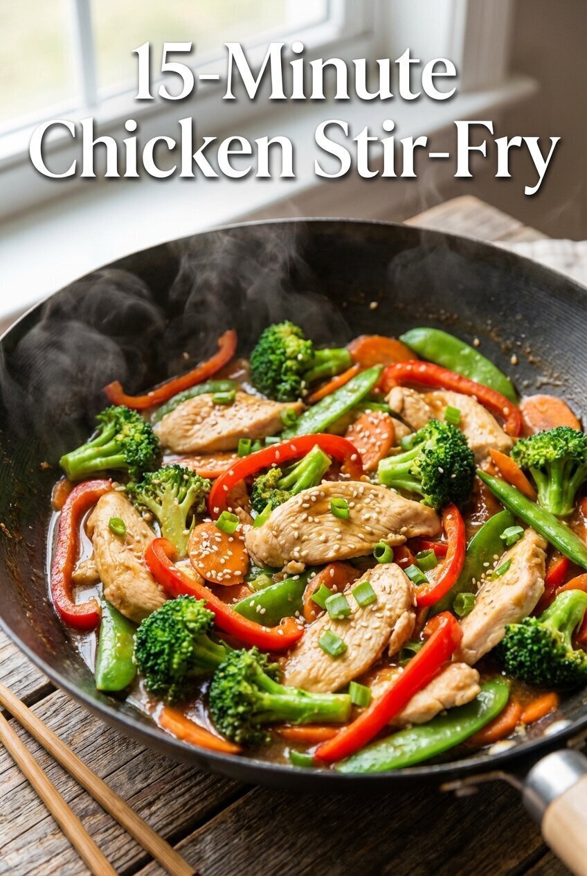Decadent 15-Minute Chicken Stir-Fry Recipe Quick & Protein-Packed