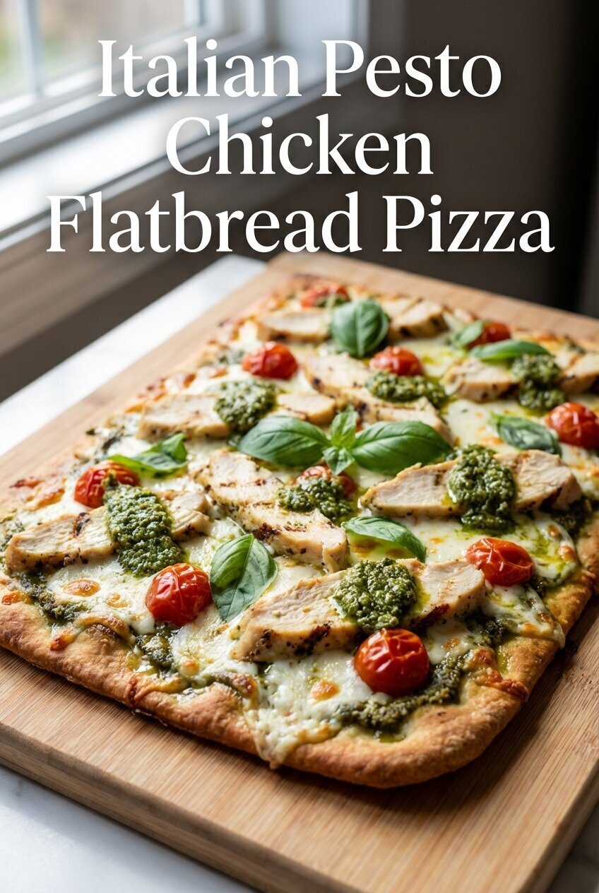 Delicious Italian Pesto Chicken Flatbread Pizza Guide: Savor the Flavors