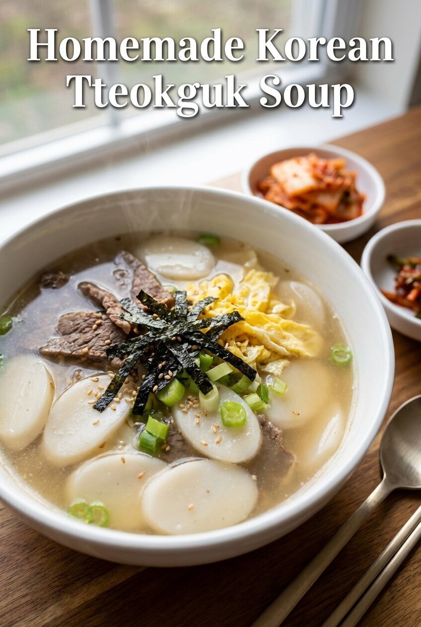 How to Make Best Homemade Korean Tteokguk Soup: Savor Tradition