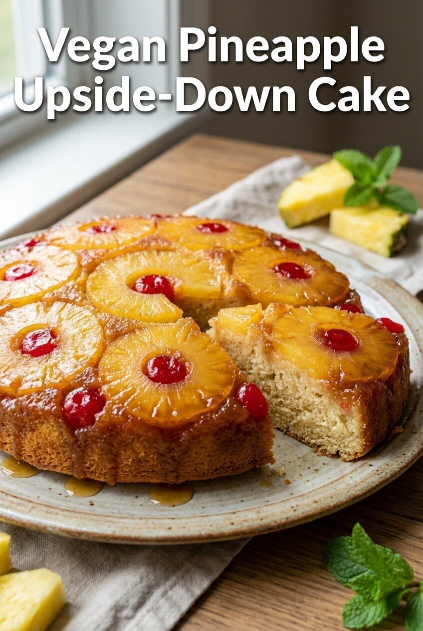 How to Make Vegan Pineapple Upside-Down Cake: Tropical Delight