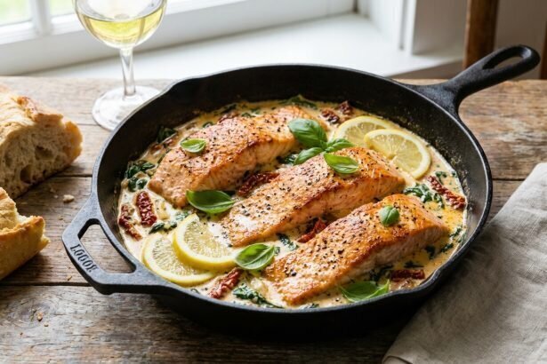 Irresistible Creamy Tuscan Salmon Skillet Recipe: Savor the Flavor