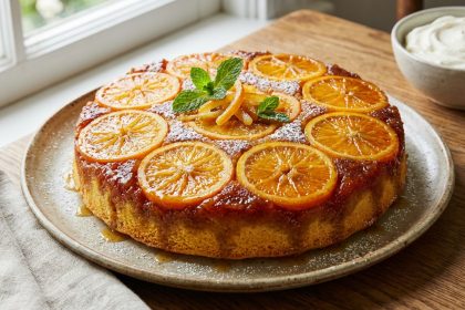 Sun-Kissed Blood Orange Upside-Down Cake Delight