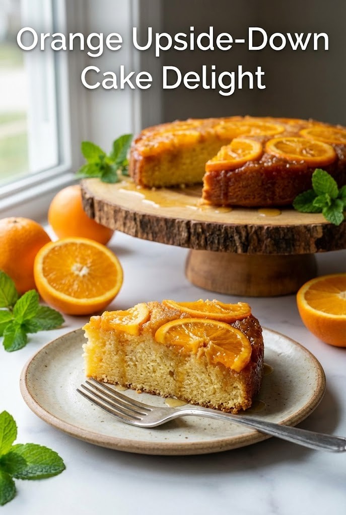 Sun-Kissed Blood Orange Upside-Down Cake Delight
