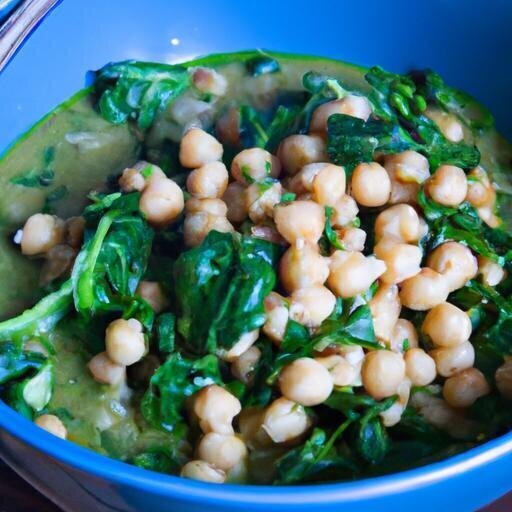 Quick & Creamy Chickpea Spinach Curry in Just‍ 15​ Minutes