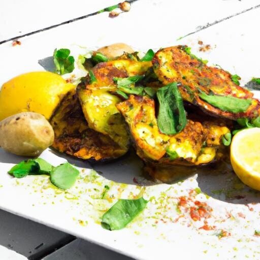 Zesty Za'atar & Lemon: Grilled Halloumi Flavor Fusion