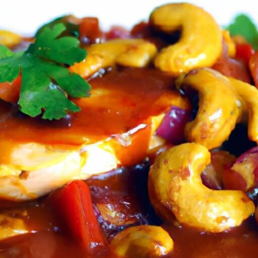 Velvety Tomato Cashew Chicken Curry: A Creamy Delight