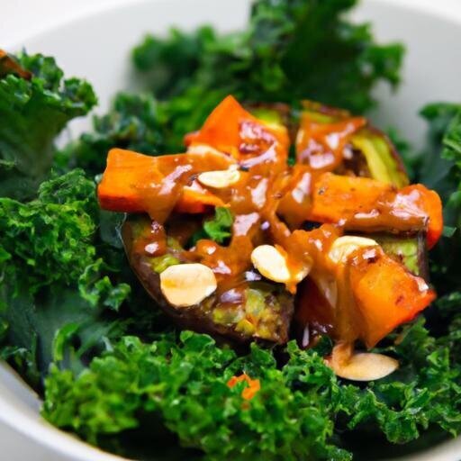 Bold & Bright: Spicy Peanut Tempeh and Kale Bowls Recipe