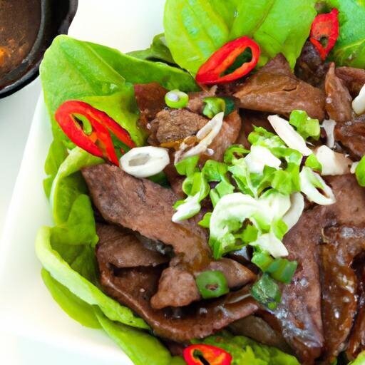 Vietnamese Shaking Beef: Savoring the⁣ Juicy Bo ​Luc Lac delight