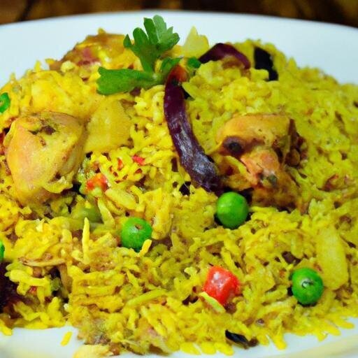 Hyderabadi Layered Rice & Chicken Pilaf: A Flavorful Journey