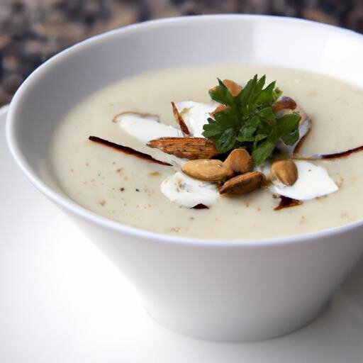 Chill & Spice: Discover the Freshness of Cold Almond Garlic Soup
