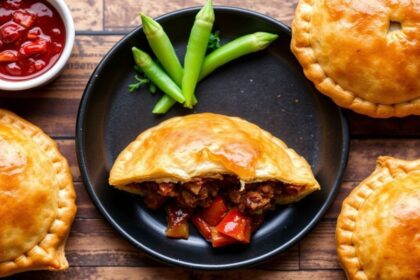 فطائر مقرمشة محشية باللحم البقري المتبل، وصفة مثالية ودليل irresistibly savory