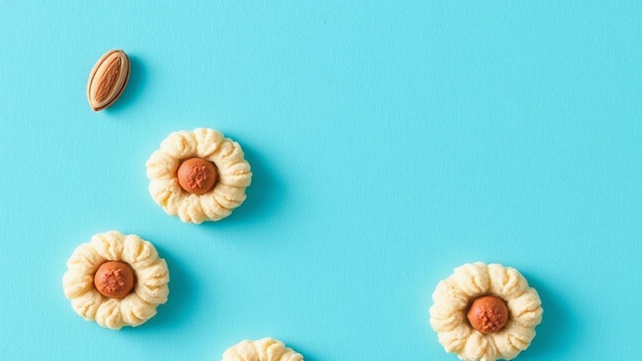 كوكيز لوز أماريتي ناعمة ومضغوطة بطعم حلو لا يُقاوَم، وصفة “Chewy Almond Amaretti Cookies”.