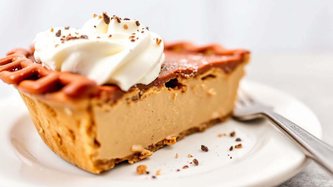 فطيرة زبدة الفول السوداني والپريتزل تجمع الحلو والمالح بنكهة مثالية، مع لمسة Sweet & Salty Peanut Butter Pretzel Pie