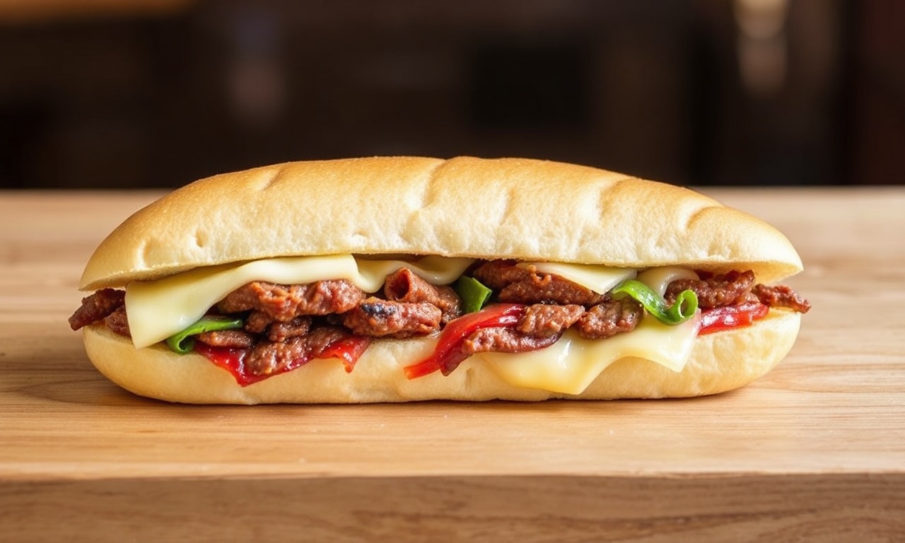 سر Philly Cheesesteak تُظهر أسرار الحشوة والخبز الطازج لصنع ساندويتش مثالي لا يُنسى