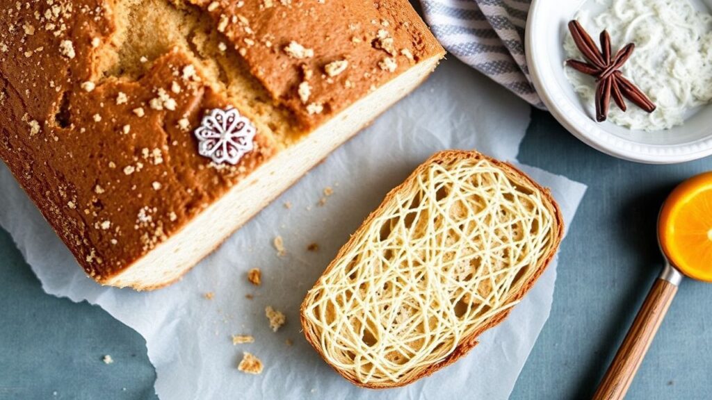 Zesty Sweet Rye Bread with Orange & Anise Aromatics baked loaf photo