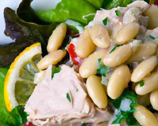 Fresh & Flavorful: White Bean Tuna Salad with Herbs, No Mayo