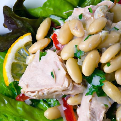 Fresh & Flavorful: White Bean Tuna Salad with Herbs, No Mayo