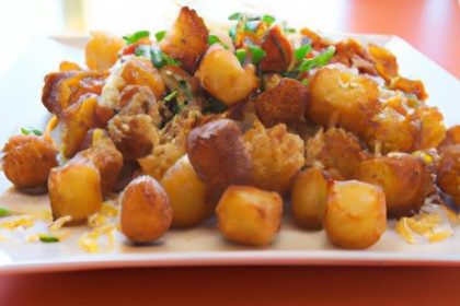 Crispy Smashed Tater Tot “Tatchos”: A Savory Snack Twist