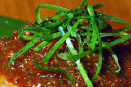 Savor the Heat: Grilled Stingray with Fiery Spicy Sambal