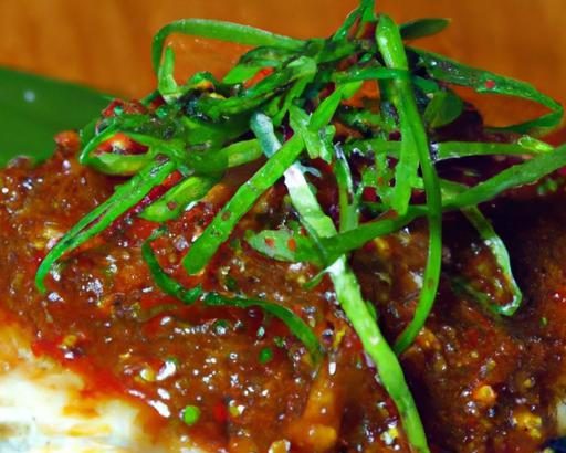 Savor the Heat: Grilled Stingray with Fiery Spicy Sambal