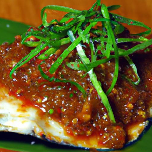Savor the Heat: Grilled Stingray with Fiery Spicy Sambal