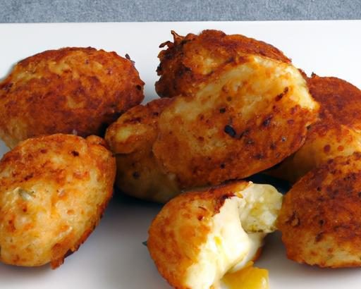 Crispy Stuffed Potato & Cheese Fritters: A Flavorful Delight
