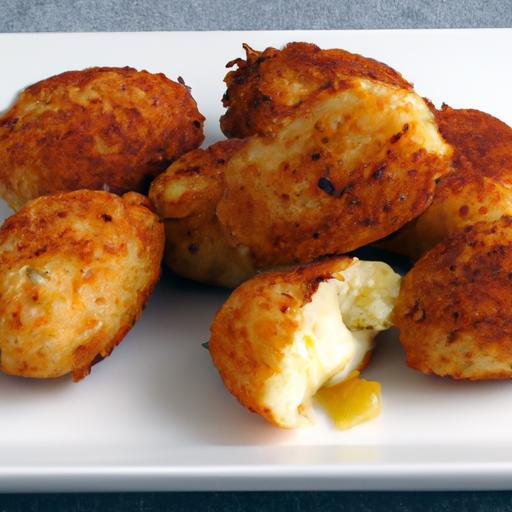 Crispy Stuffed Potato & Cheese Fritters: A Flavorful Delight