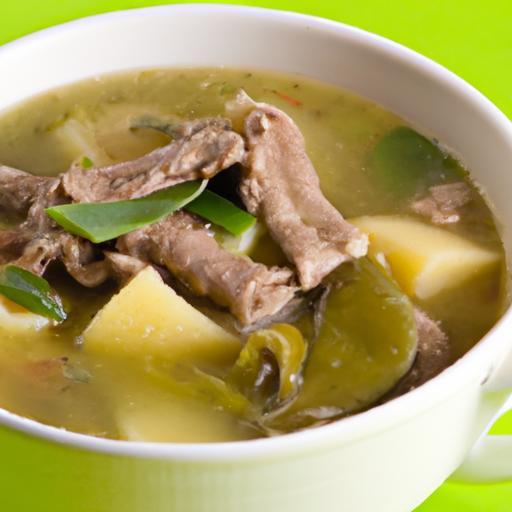 Hearty Green Banana and Beef Soup: A Nutritious Fusion Delight