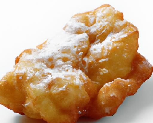 Fluffy Fried Dough: A Sweet Powdered Sugar Delight!