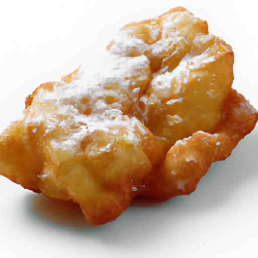 Fluffy Fried Dough: A Sweet Powdered Sugar Delight!