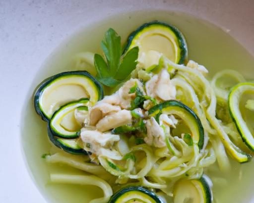 Comfort Meets Health: Chicken “Noodle” Soup with Zucchini Spirals
