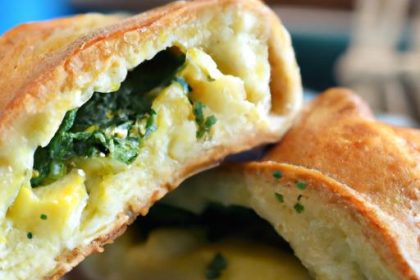 Irresistible Savory Bread Filled with Spinach and Cheese Delight
