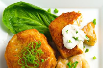 Jackfruit “Crab” Cakes with Zesty Remoulade Twist