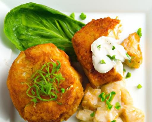 Jackfruit “Crab” Cakes with Zesty Remoulade Twist